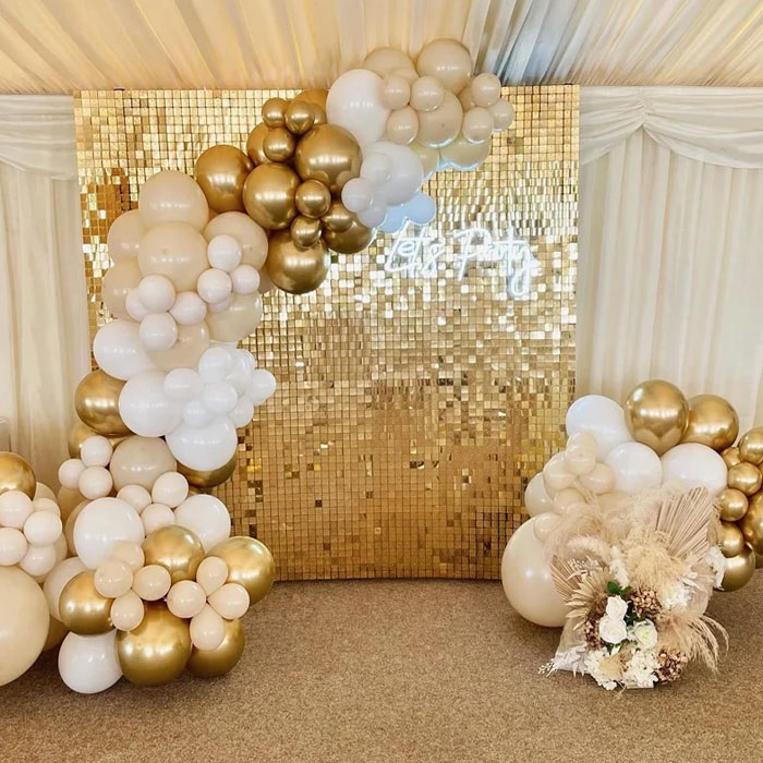 Bekarlığa Veda Partisi Pullu Arka Plan Süsleme