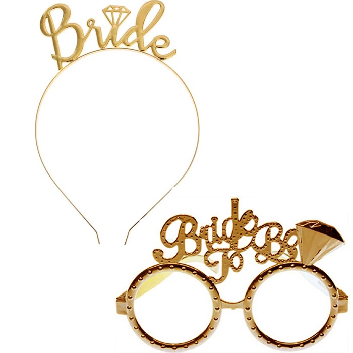 Bekarlığa Veda Partisi Taç Gözlük Seti