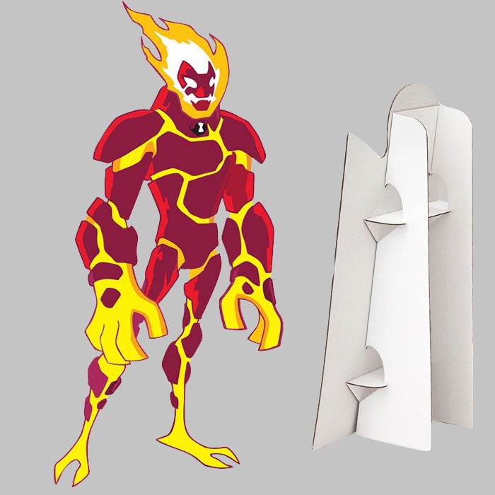 Ben 10 Ateş Topu Ayaklı Pano