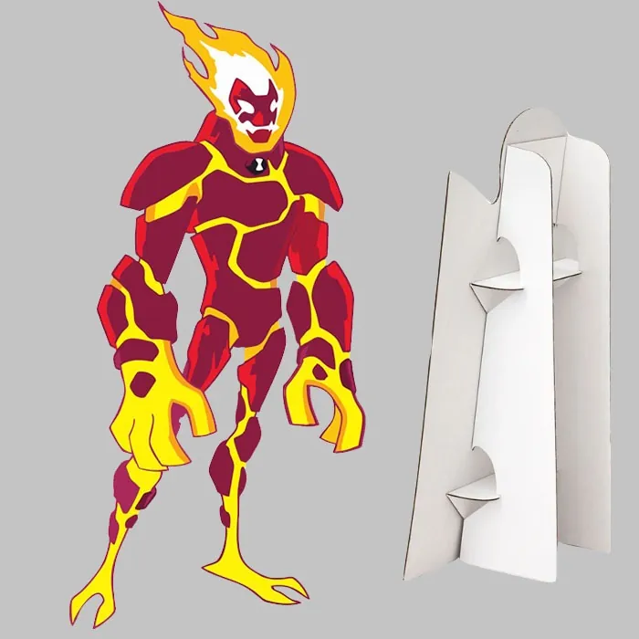 Ben 10 Ateş Topu Ayaklı Pano