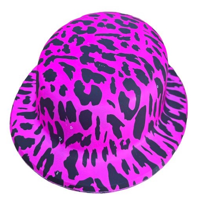 Fuşya Siyah Parti Şapka