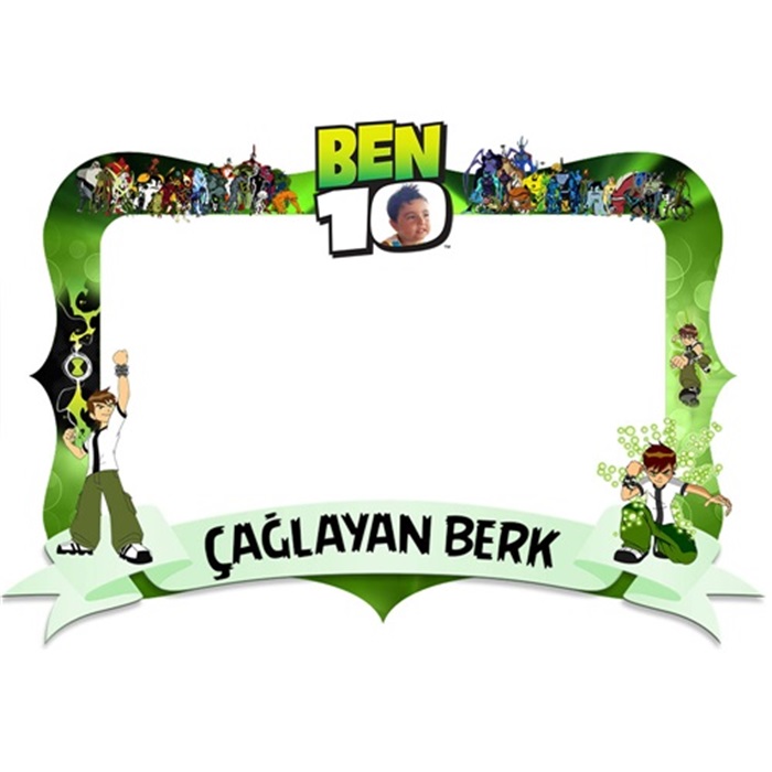 Benten Temalı Kişiye Özel Fotoğrafı Çerçevesi