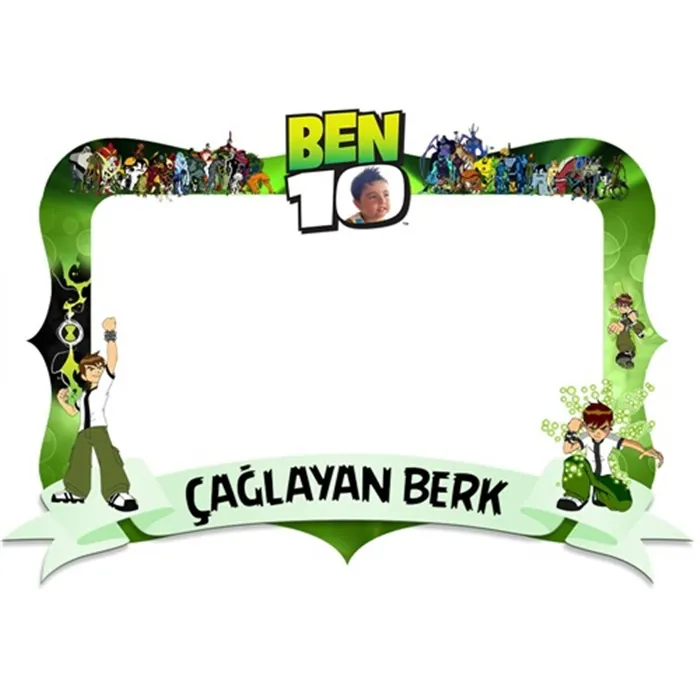 Benten Temalı Kişiye Özel Fotoğrafı Çerçevesi