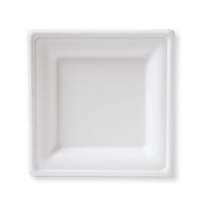 Beyaz Karton Kare Tabak