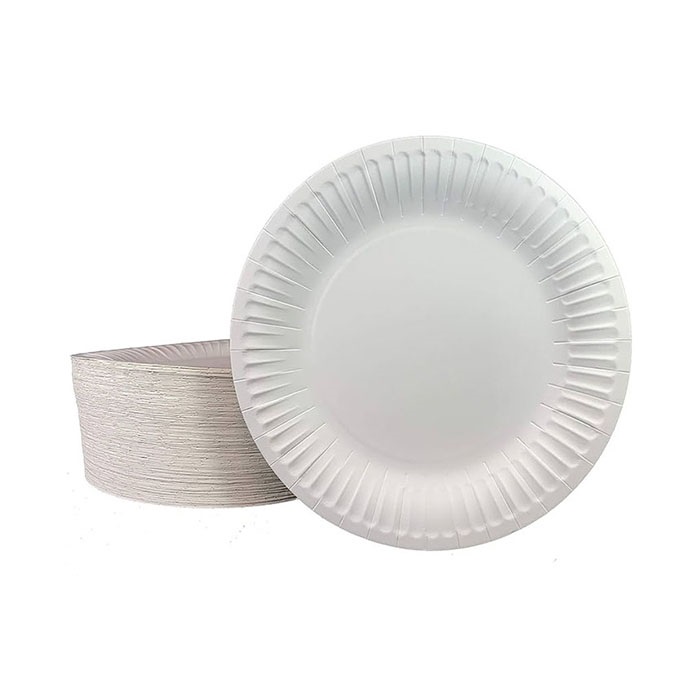 Beyaz Küçük Karton Tabak