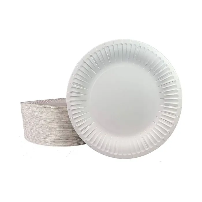 Beyaz Küçük Karton Tabak