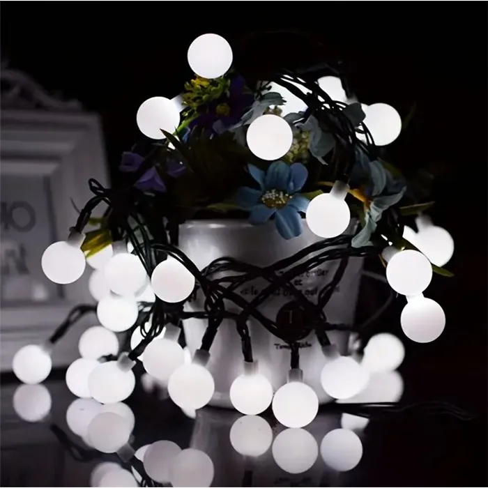 Pilli Beyaz Top Led Işık
