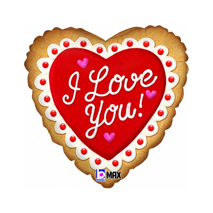 Bisküvi Kalp Folyo Balon