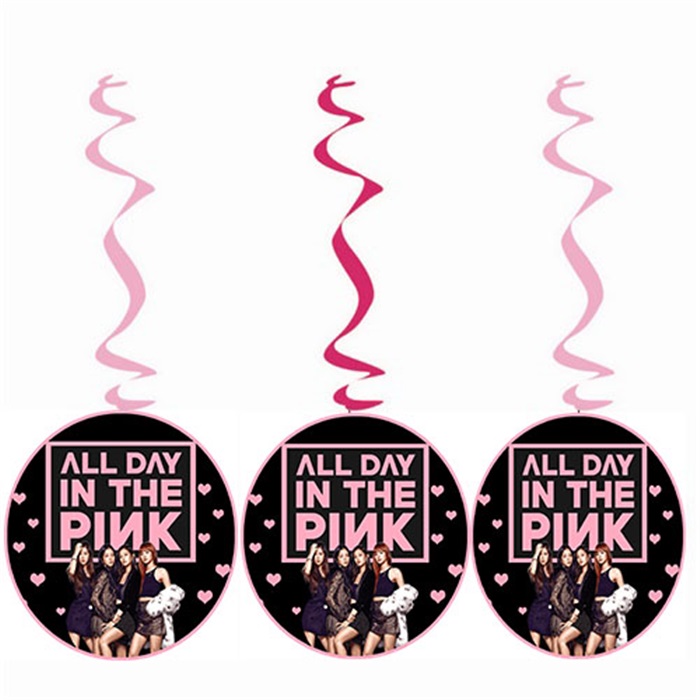 Black Pink Asma Girdap Süs