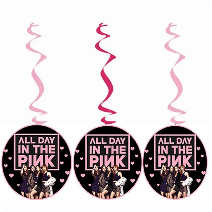 Black Pink Asma Girdap Süs