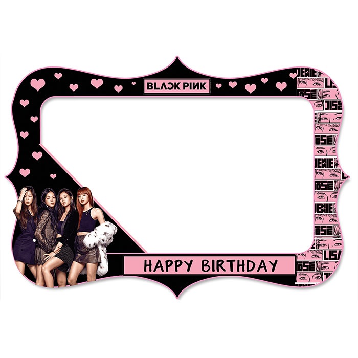 Black Pink Fotoğraf Çerçecesi