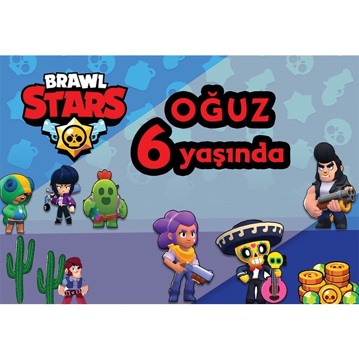 Brawl Stars Afiş Kişiye Özel
