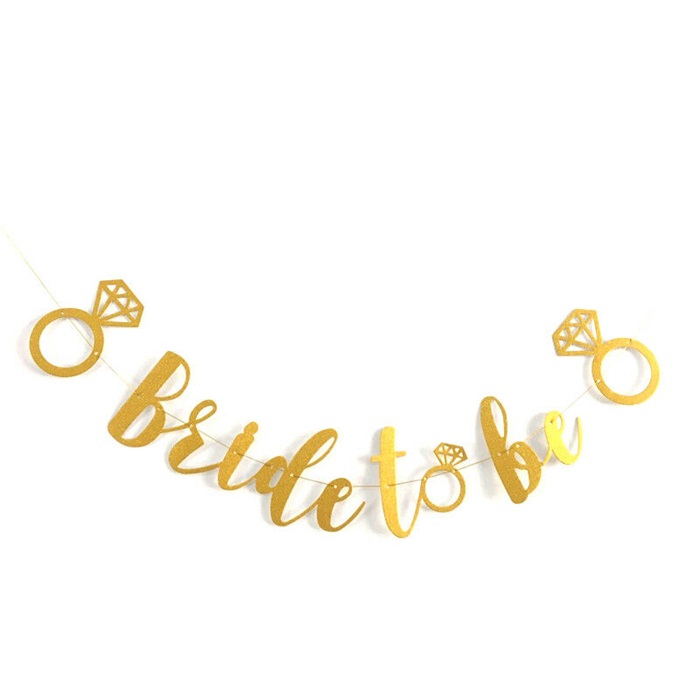 Gold Renkli Bride To Be Banner