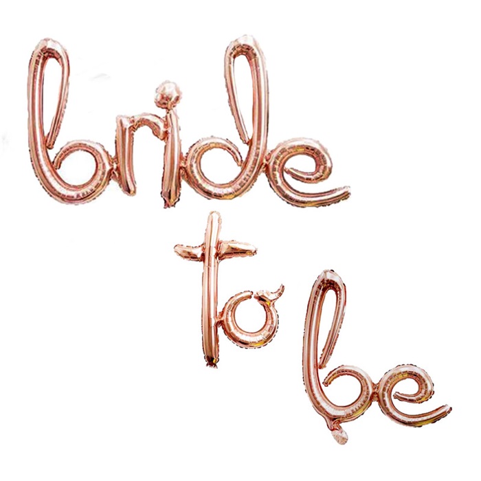 Gold Rose Bride To Be Folyo Balon