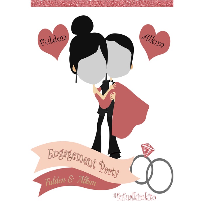 Düğün Fotoğraf Çerçevesi Kişiye Özel