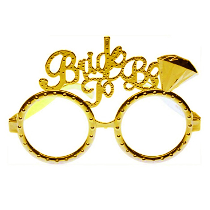 Gold Renkli Bride To Be Gözlük