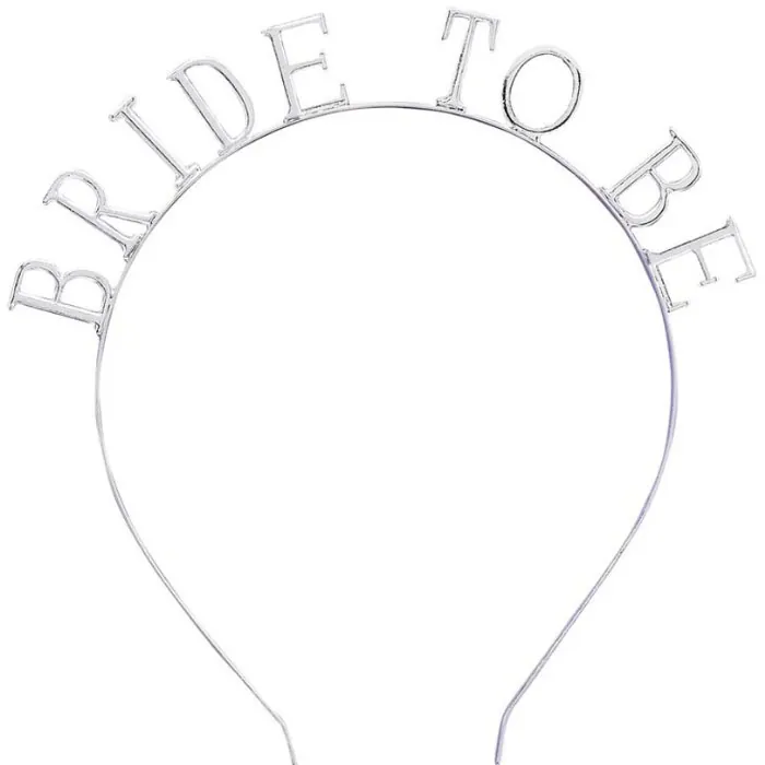 Gümüş Renkli Bride To Be Taç
