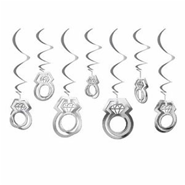 Bride To Be Tek Taş Gümüş Asma Süs