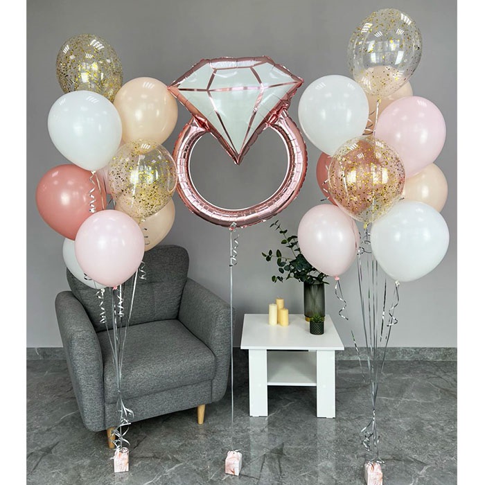 Bride To Be Uçan Balon Buketi