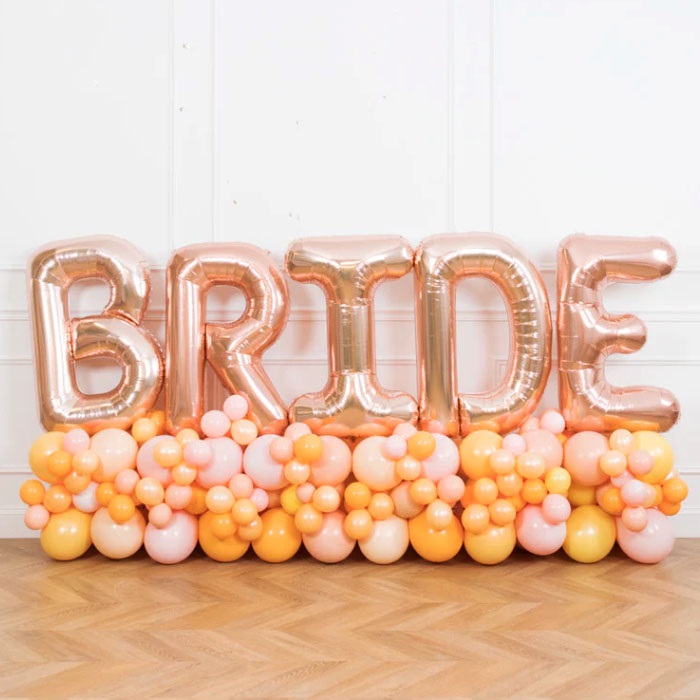 Bride Yazılı Balon Aranjmanı
