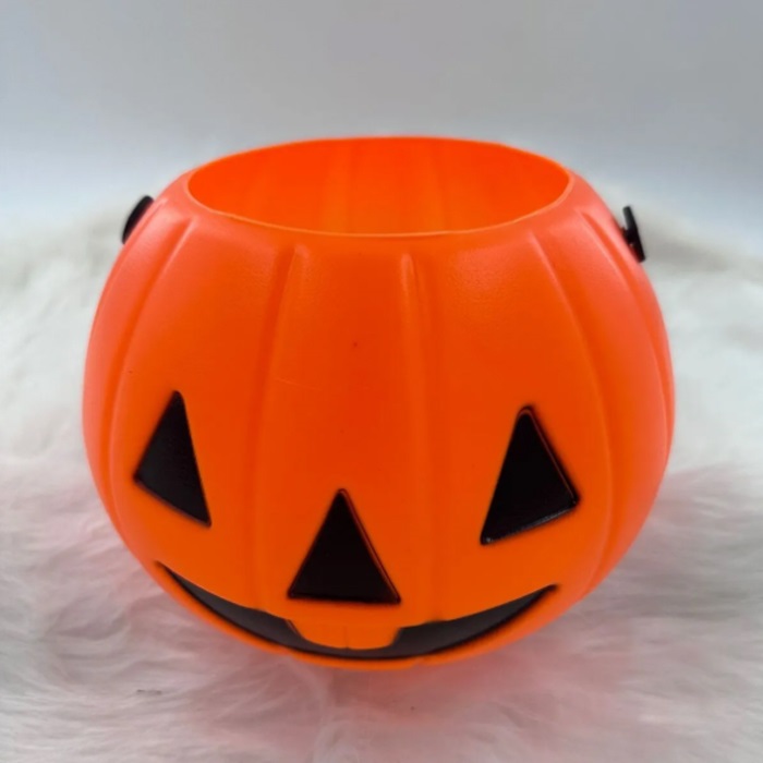 Cadılar Bayramı Bal Kabağı Figürlü Kova