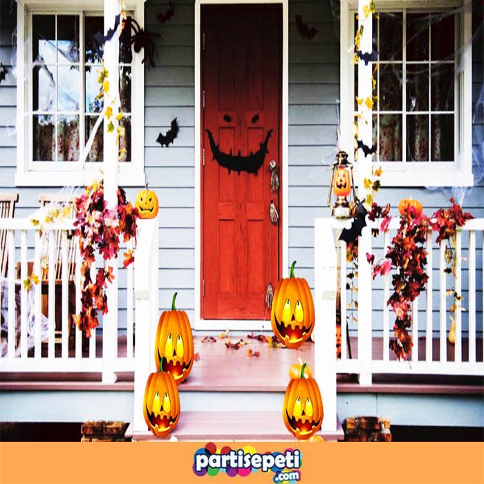 Cadılar Bayramı Balkabağı Ayaklı Pano