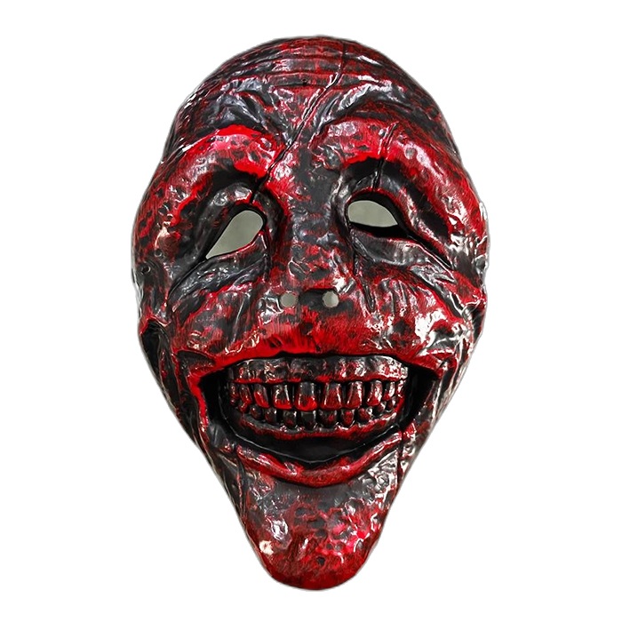 Korkunç Kırmızı Renkli Halloween Maske