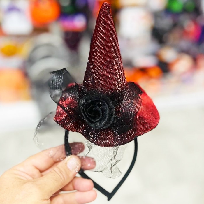 Cadılar Bayramı Halloween Kırmızı Taç