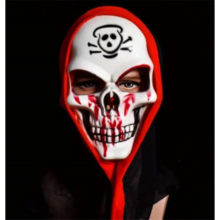 Cadılar Bayramı Halloween Kuru Kafa Maske