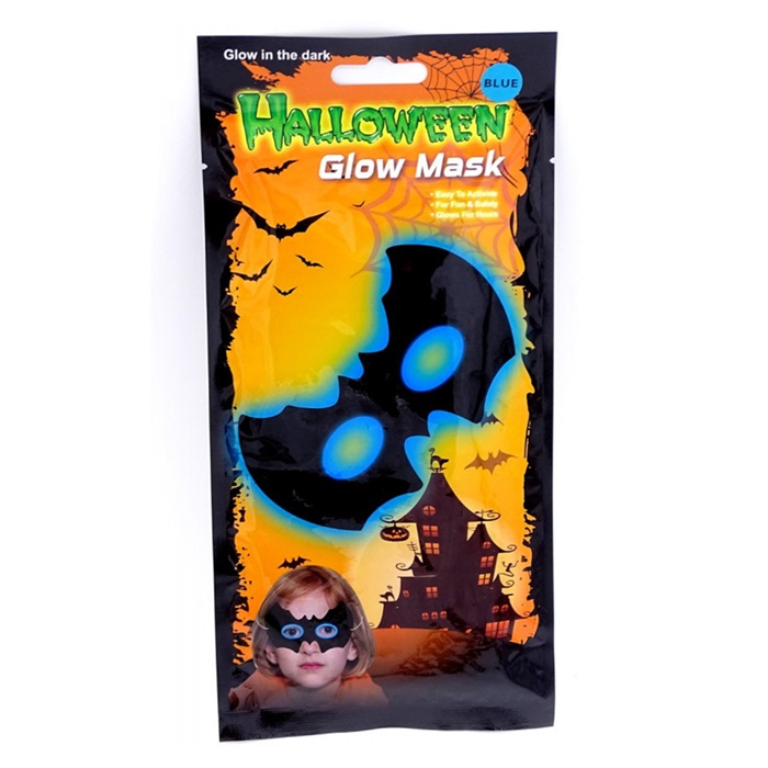 Cadılar Bayramı Işıklı Yarasa Yüz Maskesi