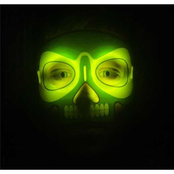 Cadılar Bayramı Işıklı Yüz Maskesi