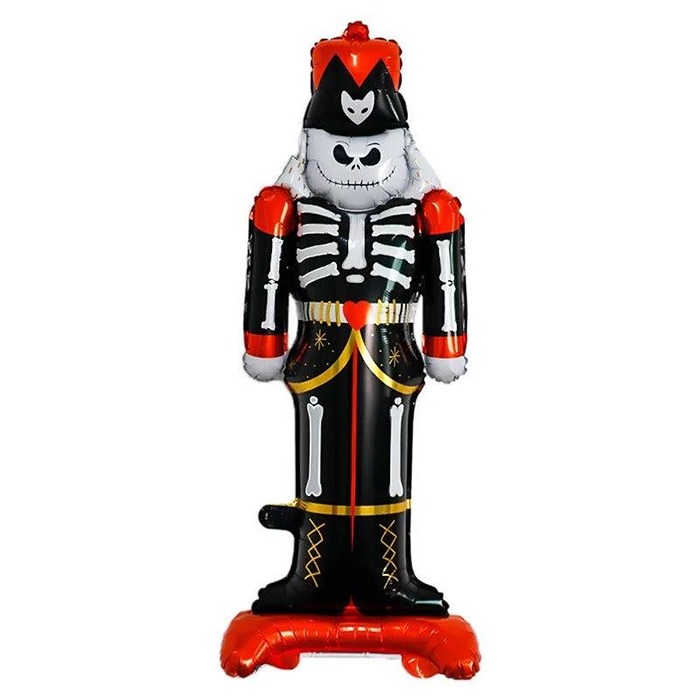 Cadılar Bayramı İskelet Asker Folyo Balon