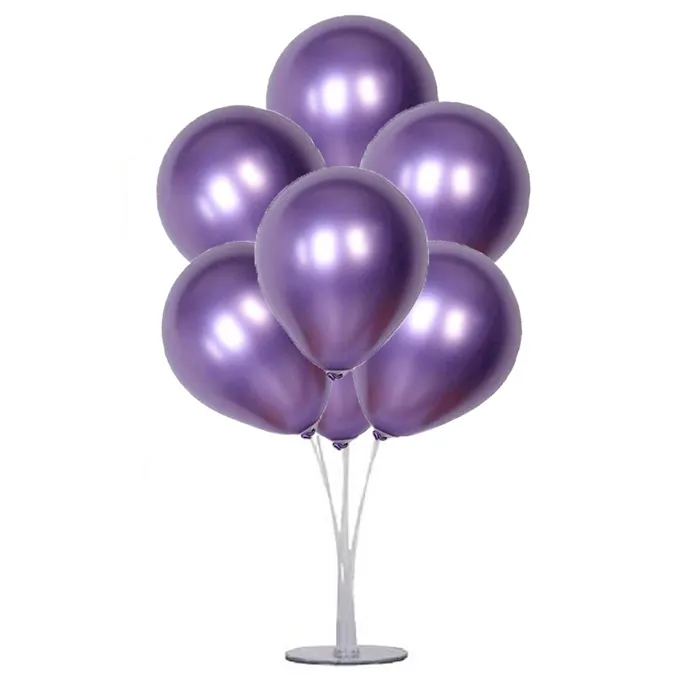 Mor Renkli Ayaklı Balon Standı