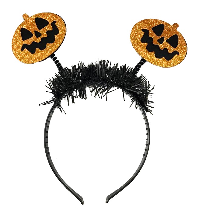 Cadılar Bayramı Simli Balkabağı Taç