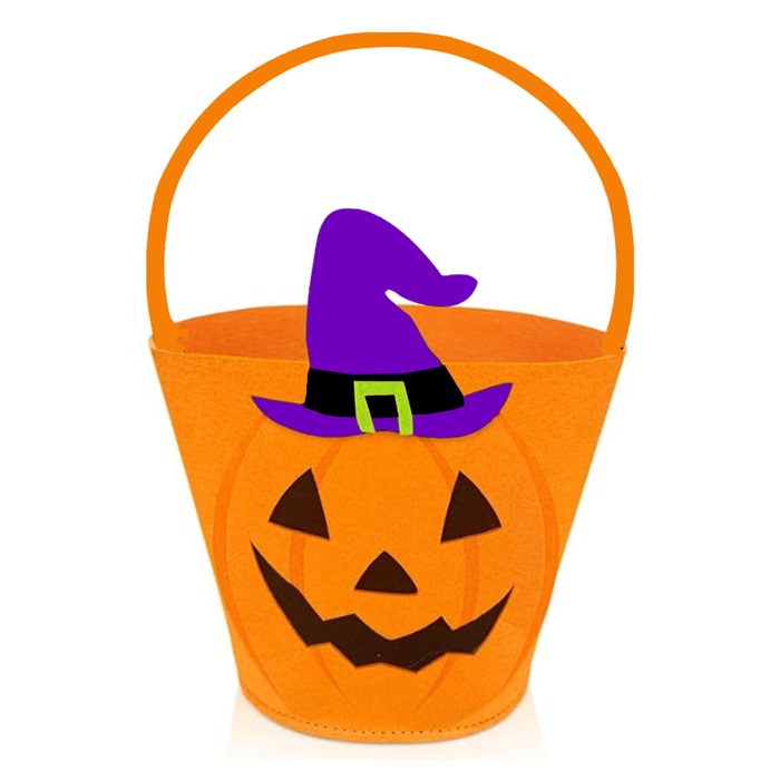 Cadılar Bayramı Turuncu Şeker Kovası