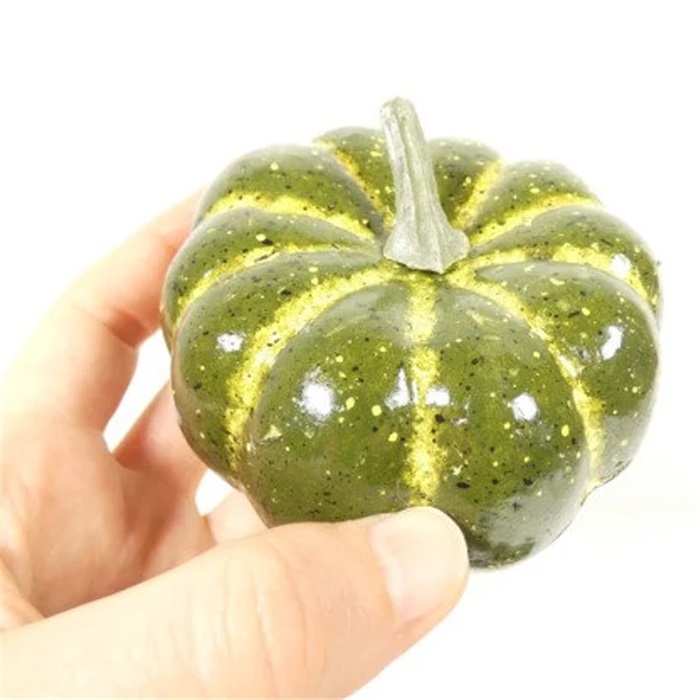 Cadılar Bayramı Yeşil Dekoratif Bal Kabağı Süs