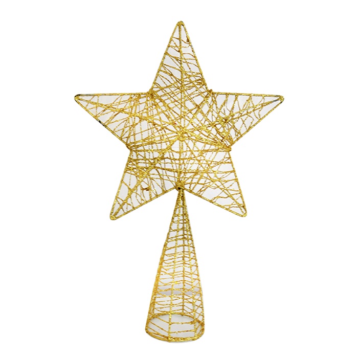 Çam Ağacı Metal Gold Tepelik Süs