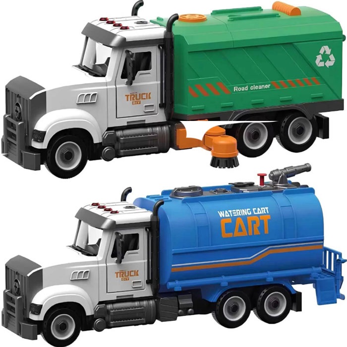 Canem Sürtmeli Işıklı Ve Sesli Çöp Kamyonu