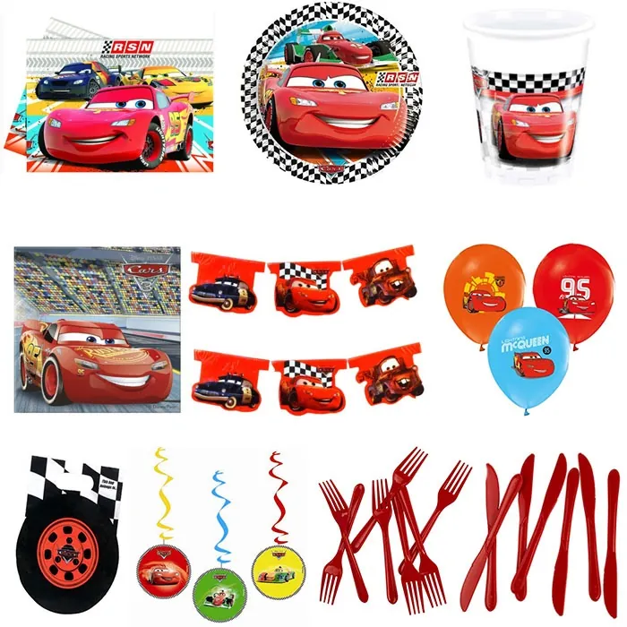 Cars Temali Doğum Günü Parti Seti