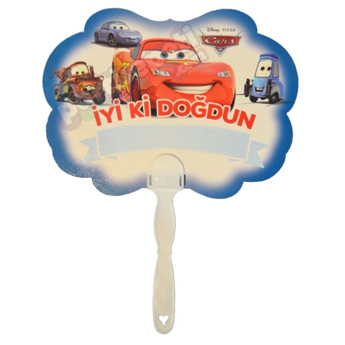 İyi Ki Doğdun Cars Temalı El Pankartı