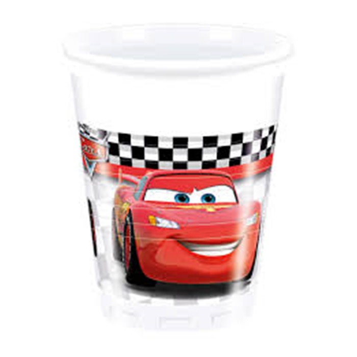 Cars Temalı Plastik Bardak