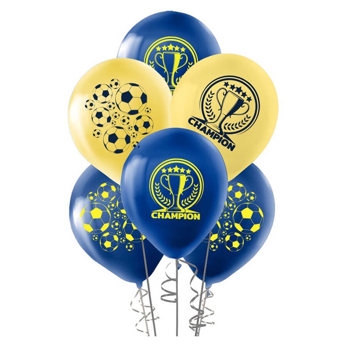 Champion Baskılı Sarı Lacivert Baskılı Balon