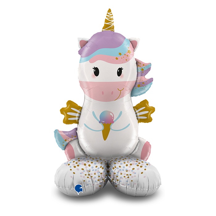 Chubby Unicorn Grabo Folyo Balon
