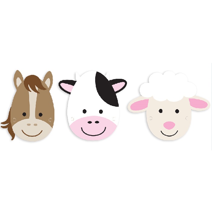 Çiftlik Hayvanları Parti Maske