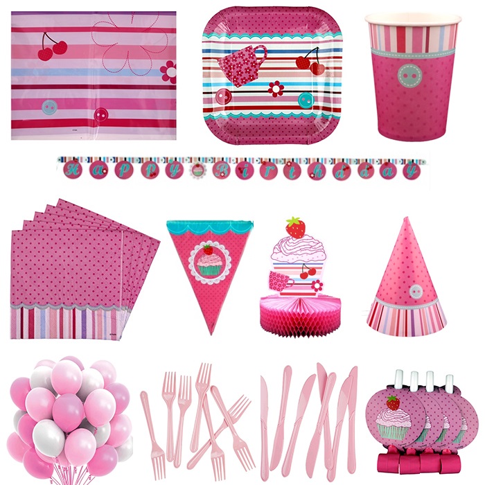 Yaz Partisi  Temalı Doğum Günü Parti Seti 16 Kişilik