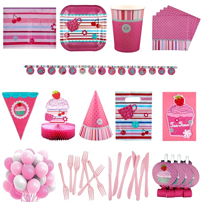 Yaz Partisi Temalı Doğum Günü Parti Seti 24 Kişilik