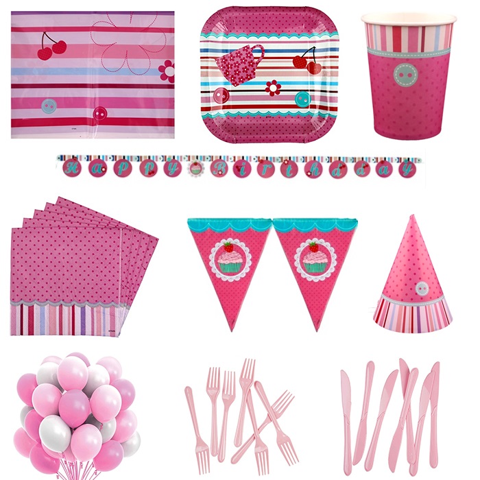 Yaz Partisi Temalı Doğum Günü Parti Seti 8 Kişilik