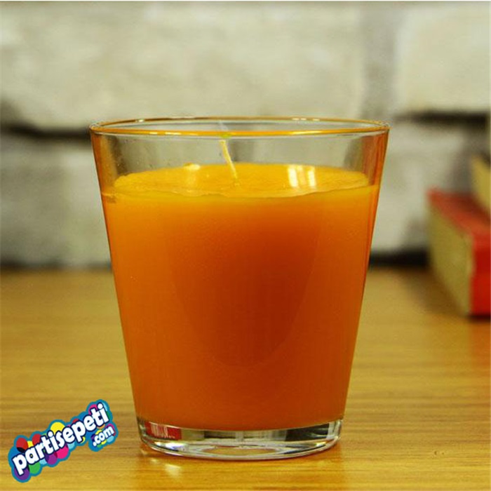 Çilek Kokulu Bardak Mum