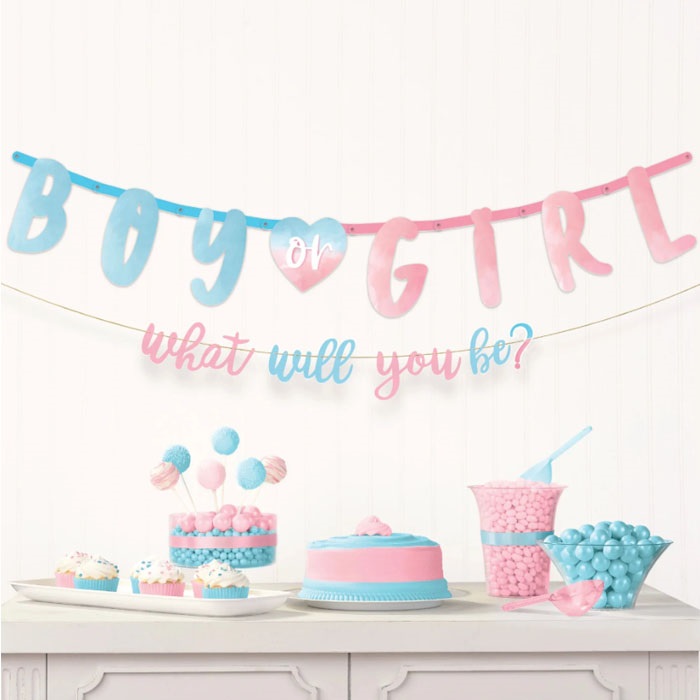 Amscan Amscan Cinsiyet Belirleme Partisi Banner