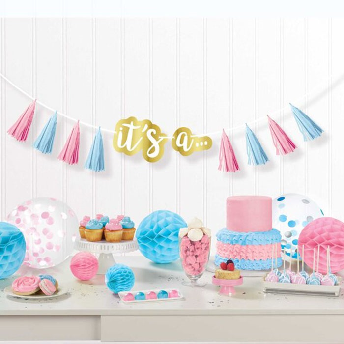 Amscan Cinsiyet Belirleme Partisi Garland